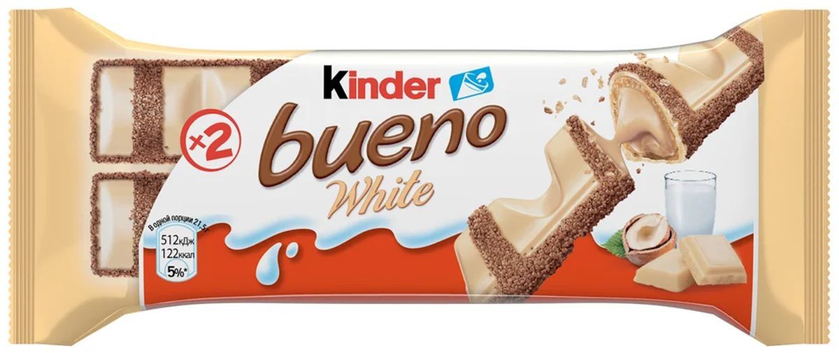 Киндер Буэно в бел. шок. 39гр (1*30)