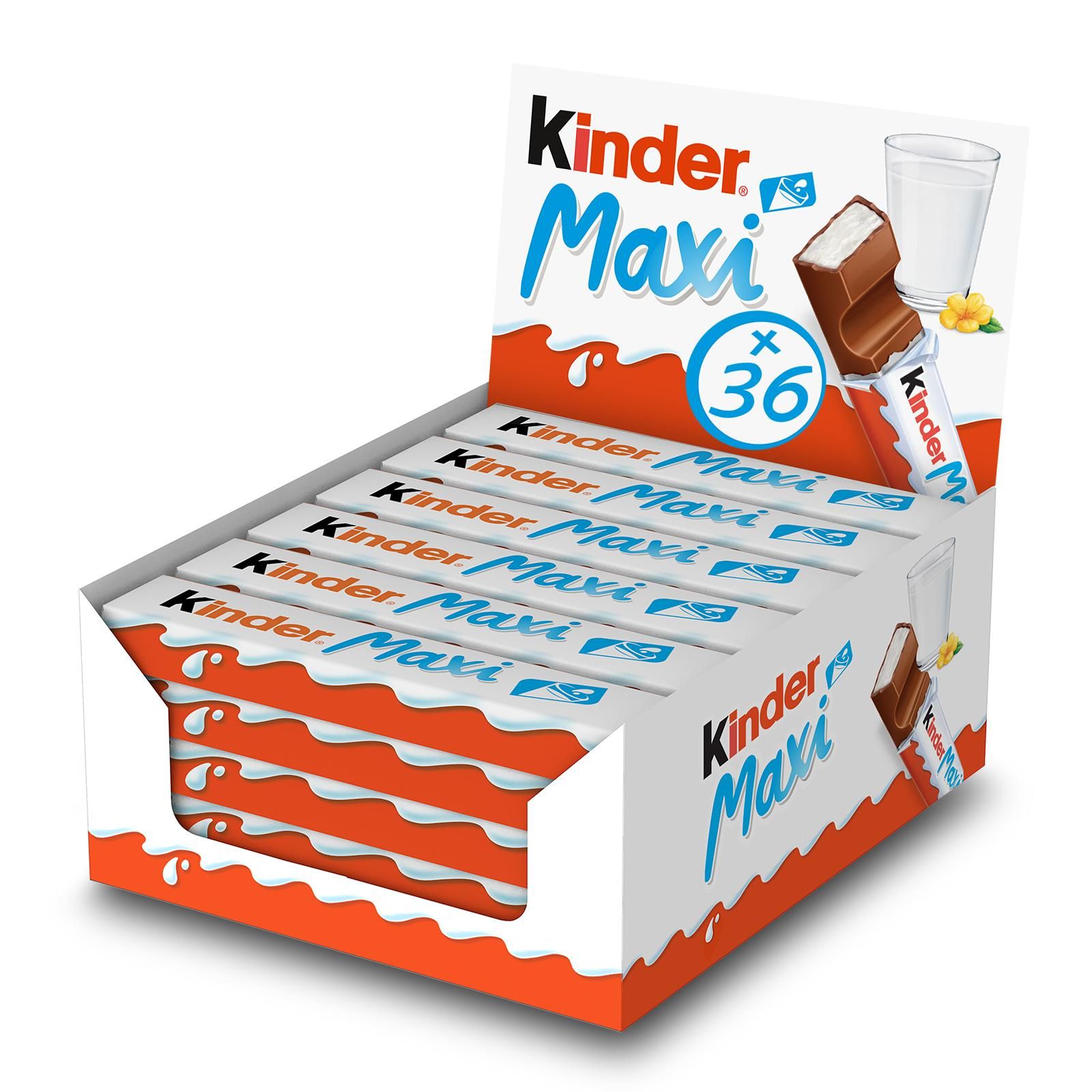 Киндер шоколад МАКСИ 21гр (1*36шт)